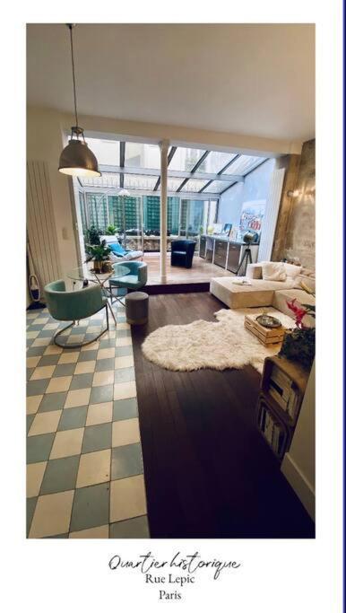 Villa Lepic, Luxury Flat In Montmartre With Private Terrasse-Appartement Entier ปารีส ภายนอก รูปภาพ