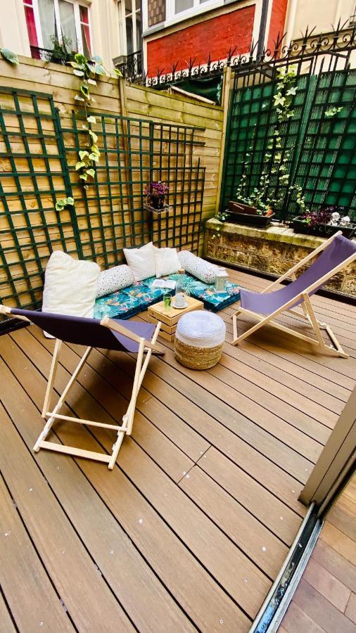 Villa Lepic, Luxury Flat In Montmartre With Private Terrasse-Appartement Entier ปารีส ภายนอก รูปภาพ